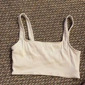 Aerie white swim top